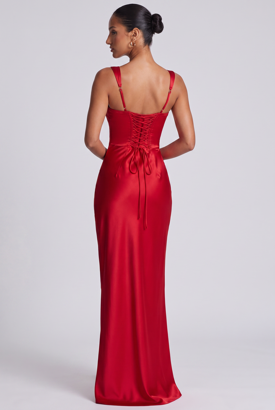 Robe Longue Calanthe - Rouge
