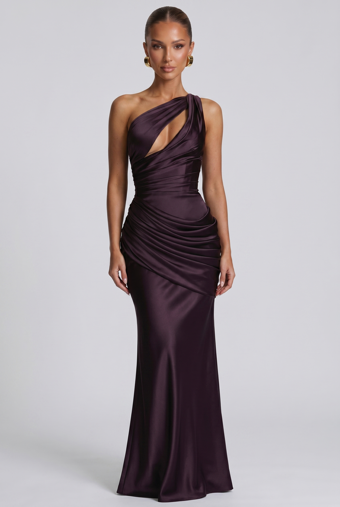 Robe Longue Emina - Prune