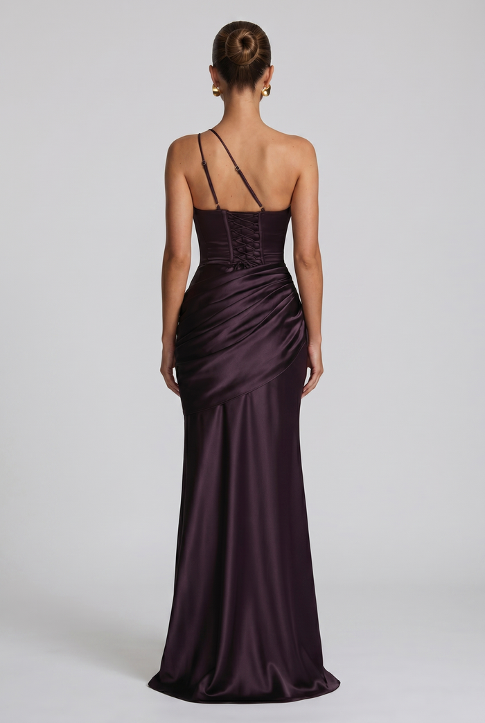 Robe Longue Emina - Prune