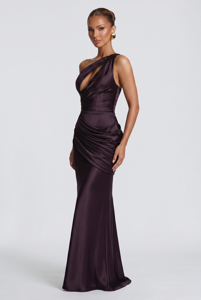 Robe Longue Emina - Prune