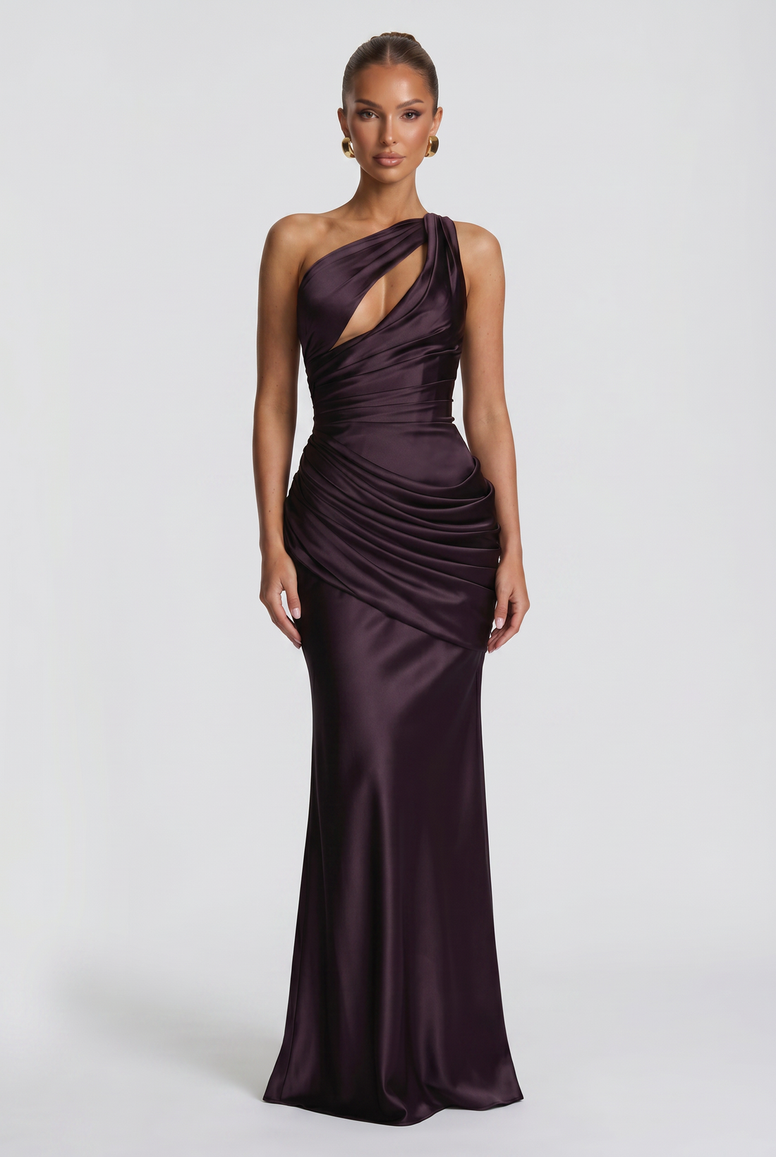 Robe Longue Emina - Prune