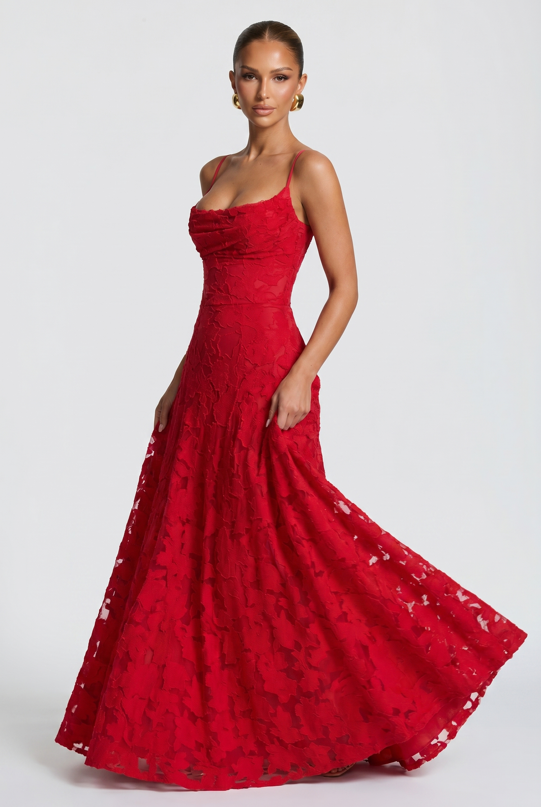 Robe Longue Francis - Rouge