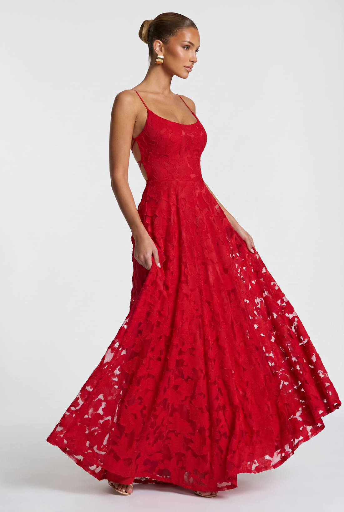Robe Longue Francis - Rouge