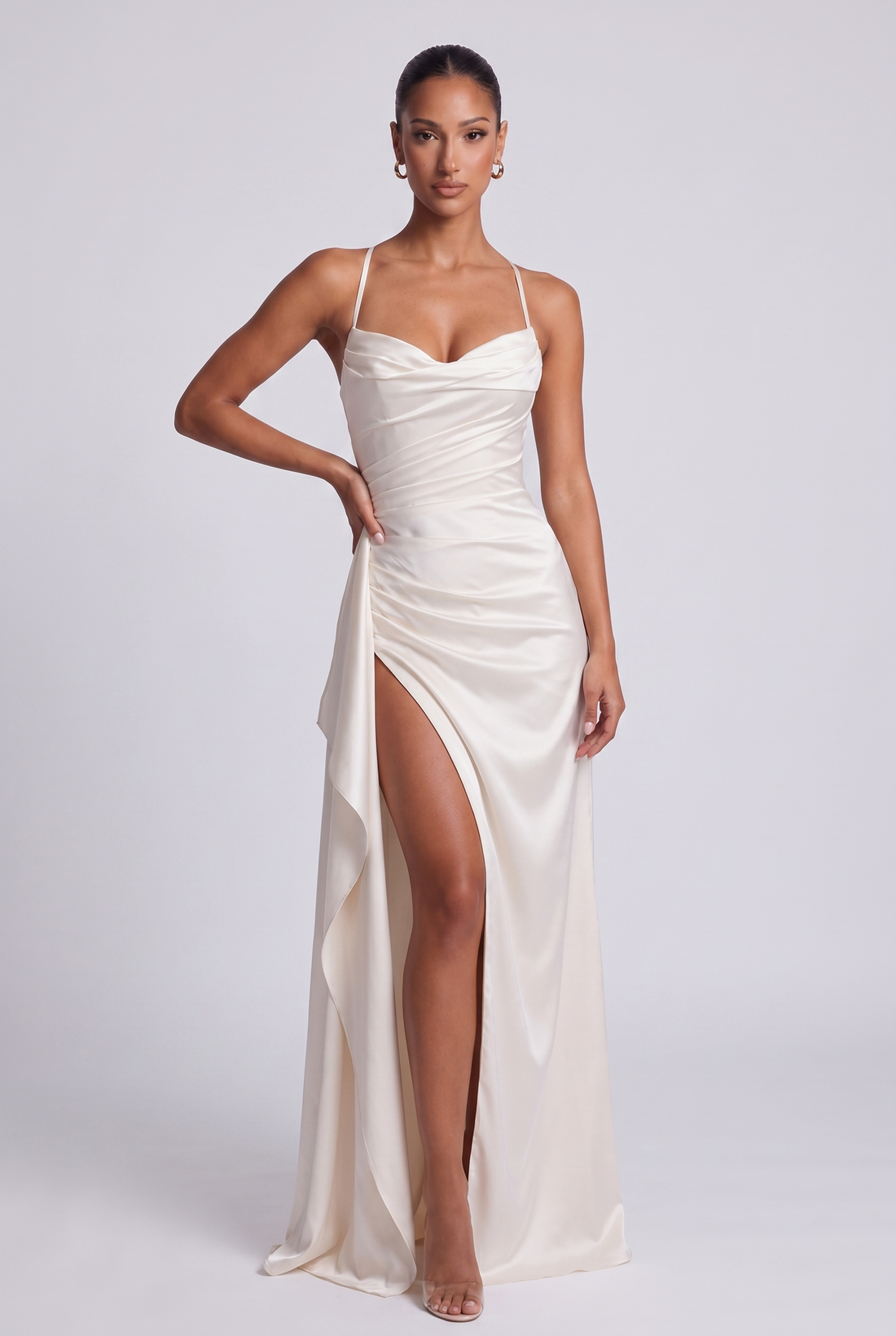 Robe Longue Helen - Ivoire