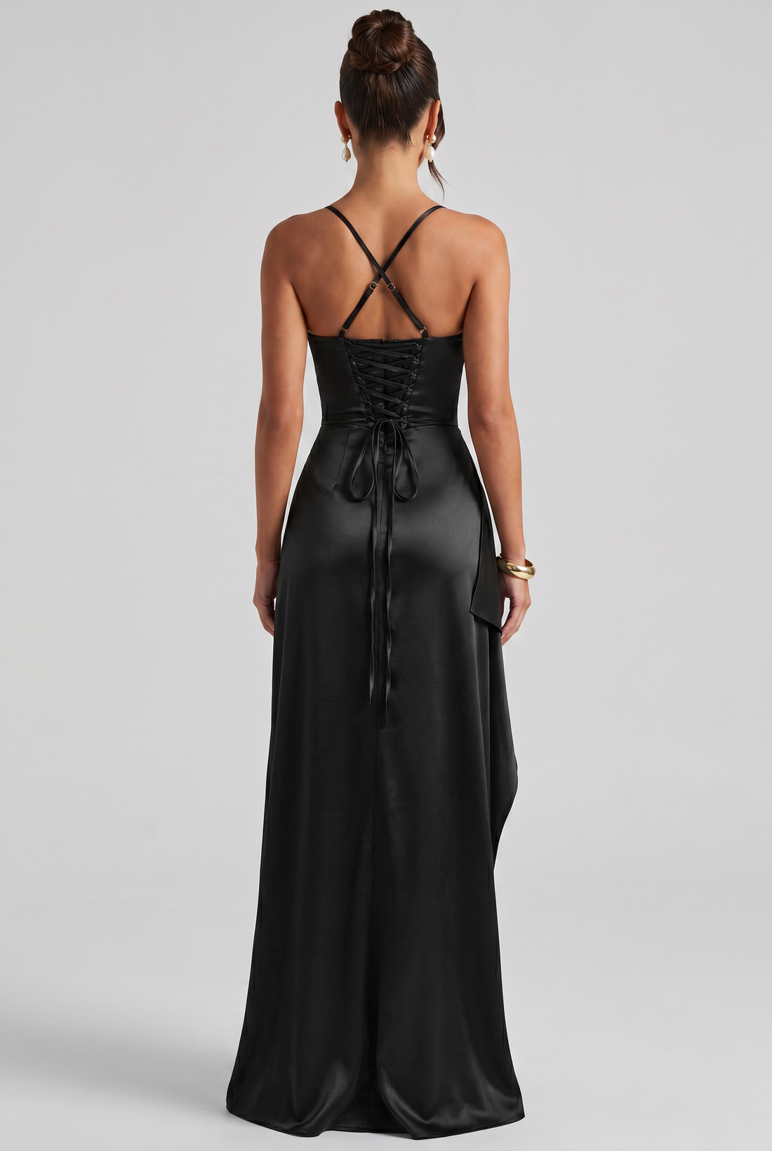 Robe Longue Helen - Noir