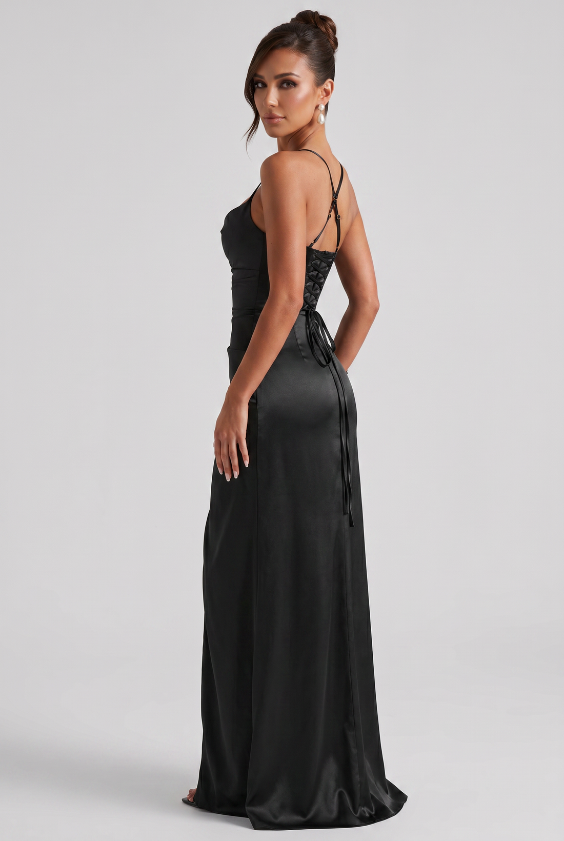 Robe Longue Helen - Noir