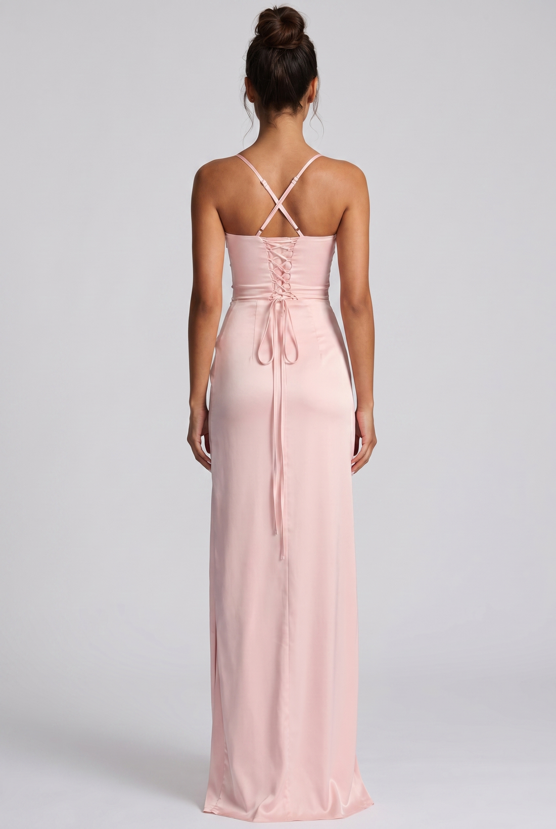 Robe Longue Helen - Rose Poudré