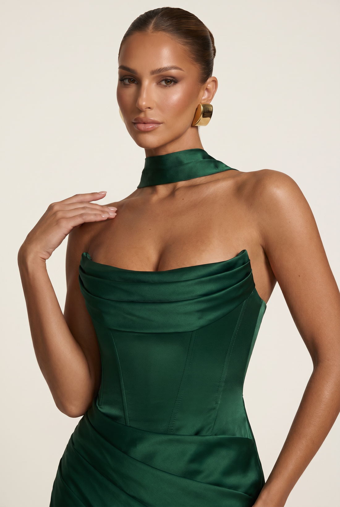 Robe Longue Kensington - Émeraude