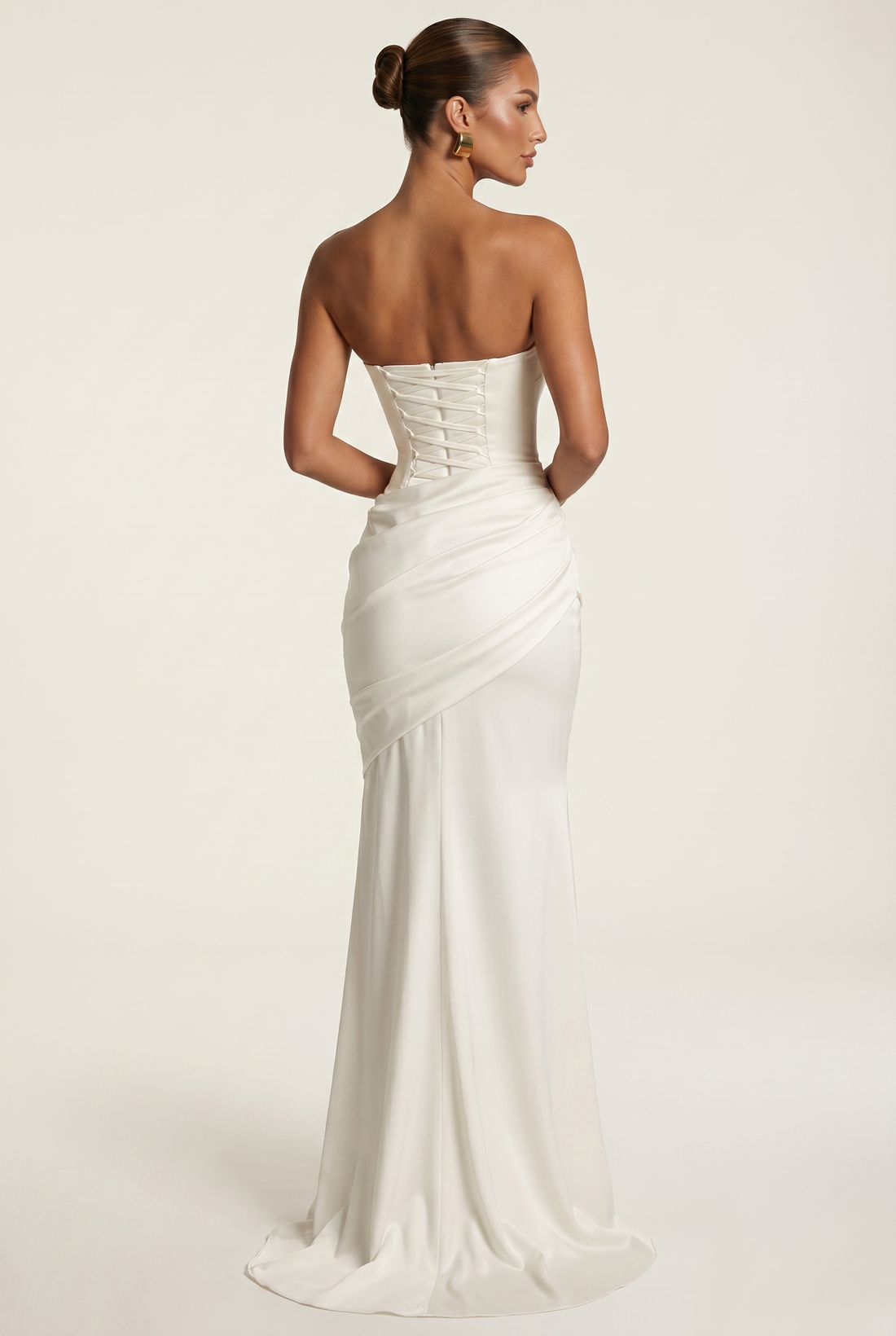 Robe Longue Kensington - Ivoire