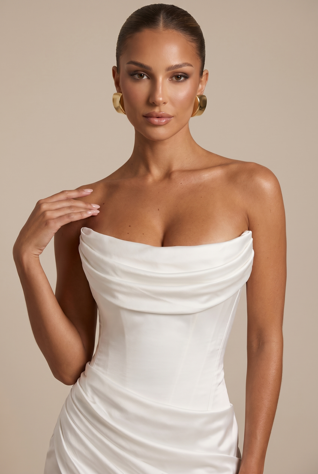 Robe Longue Kensington - Ivoire