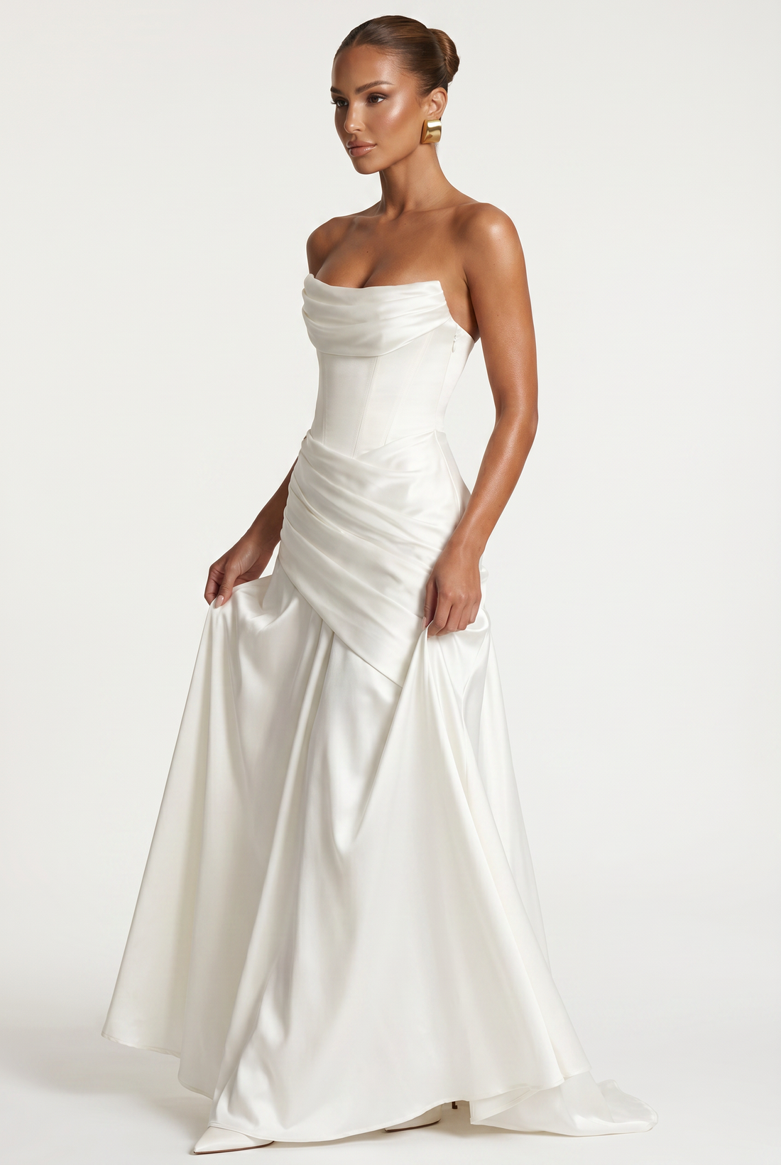 Robe Longue Kensington - Ivoire