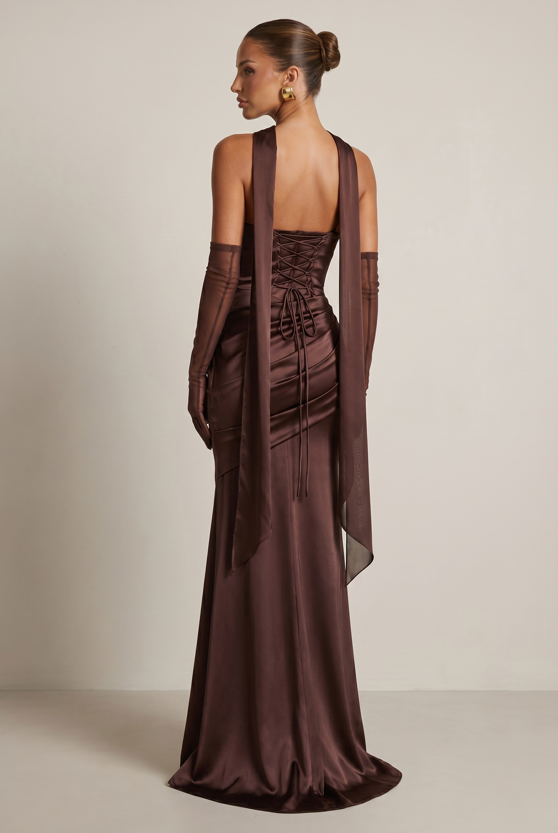 Robe Longue Kensington - Prune