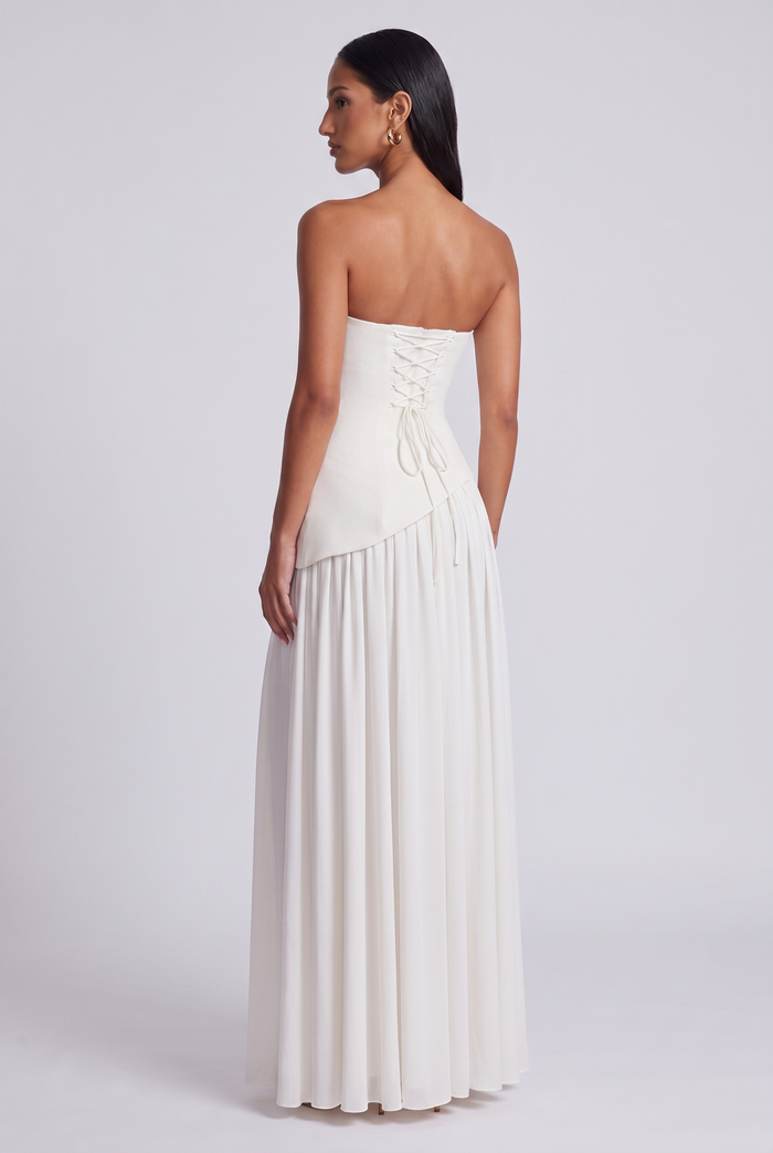 Robe Longue Maliyah - Ivoire