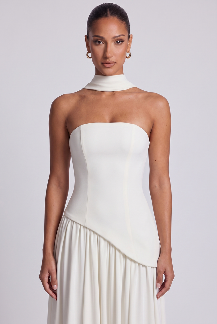 Robe Longue Maliyah - Ivoire