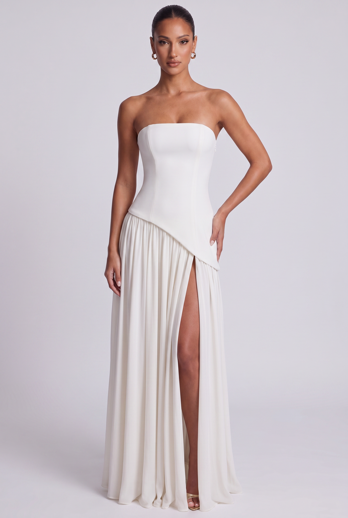 Robe Longue Maliyah - Ivoire