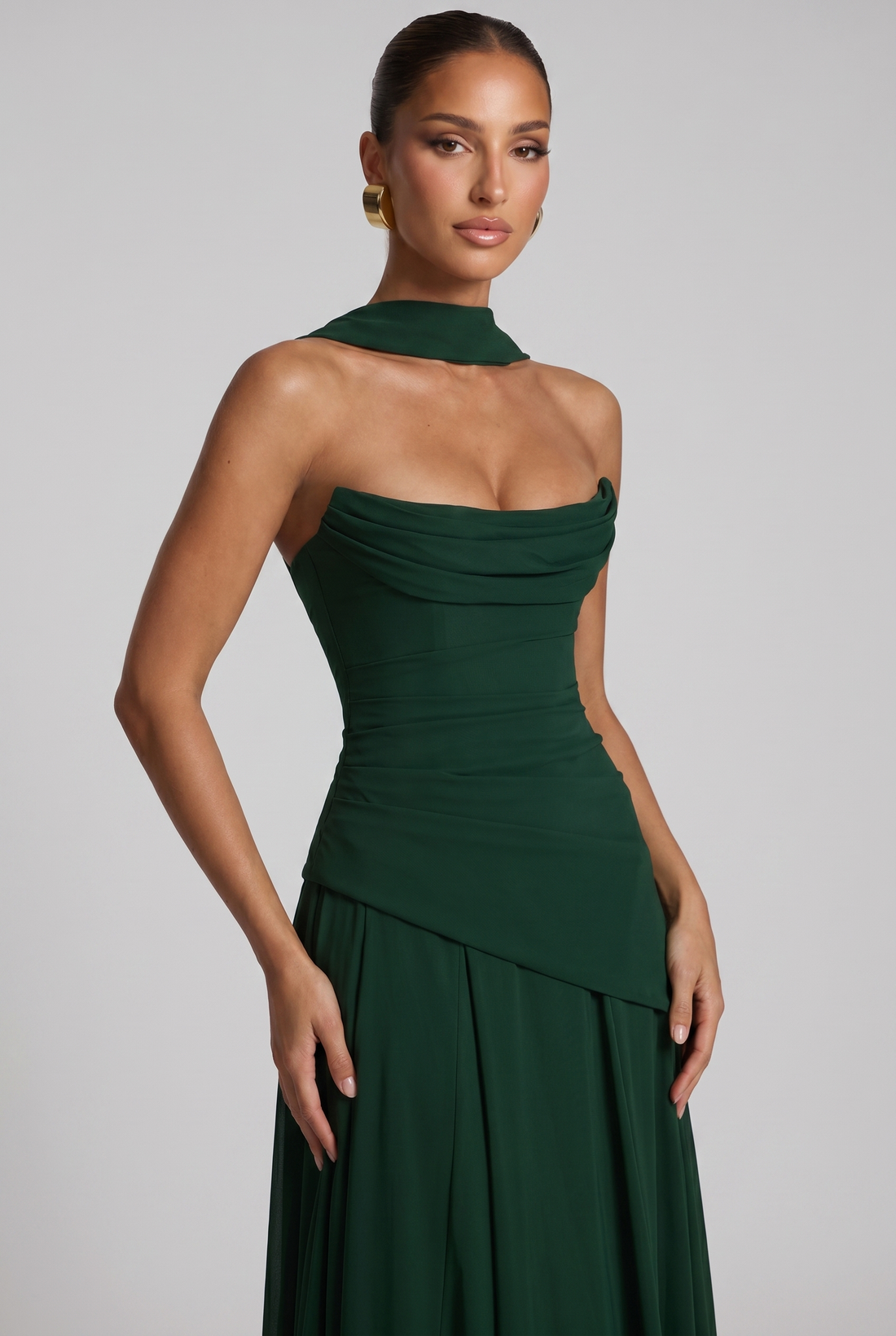 Robe Longue Patricia - Émeraude