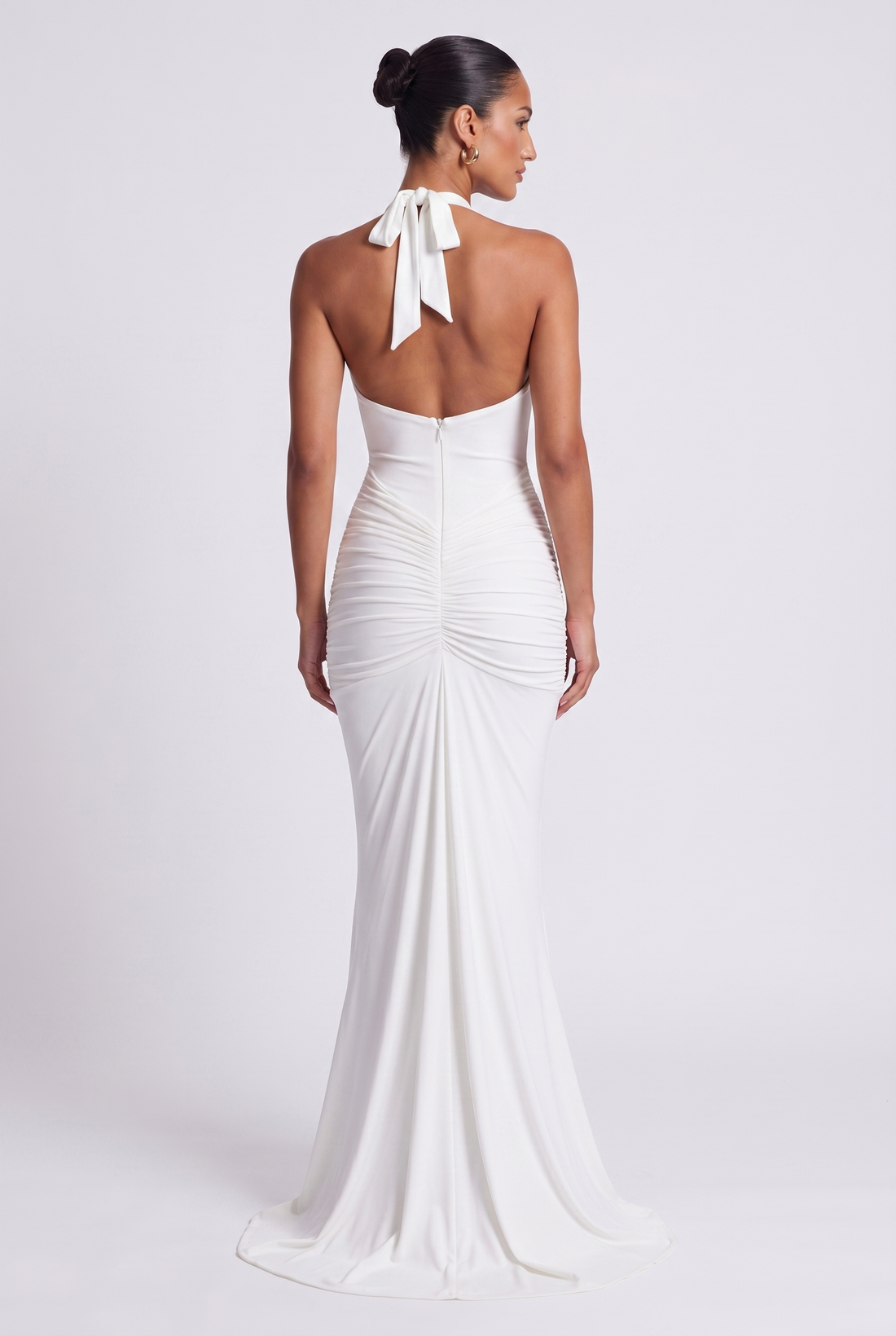 Robe Longue Rosetta - Blanc