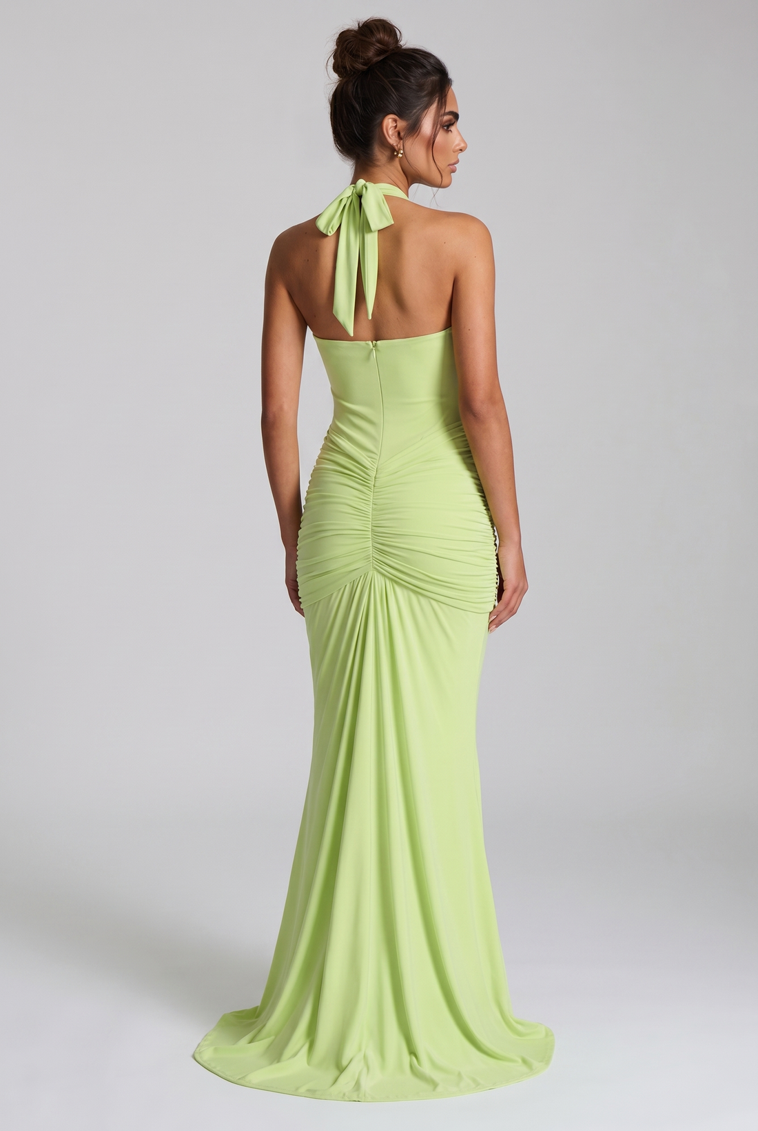Robe Longue Rosetta - Citron Vert