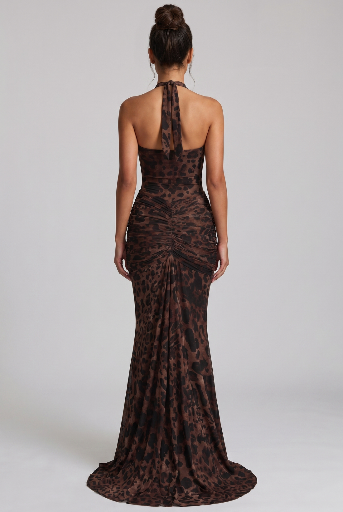Robe Longue Rosetta - Imprimé Léopard