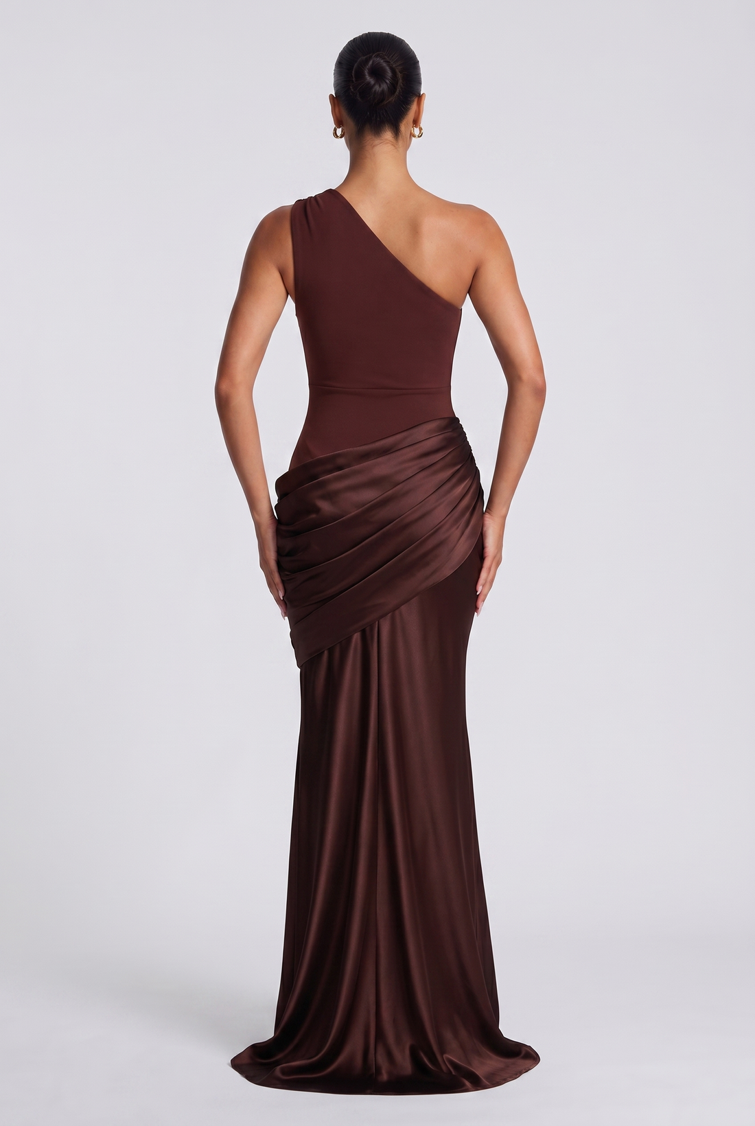 Robe Longue Sadona - Prune Marron