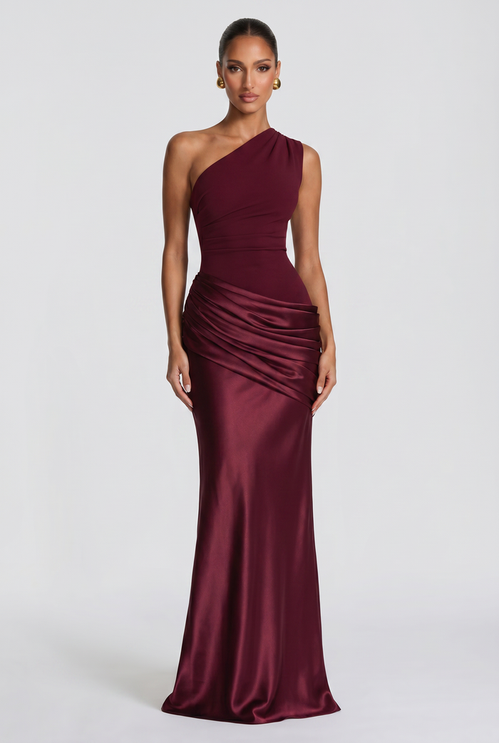 Robe Longue Sadona - Rouge Cerise