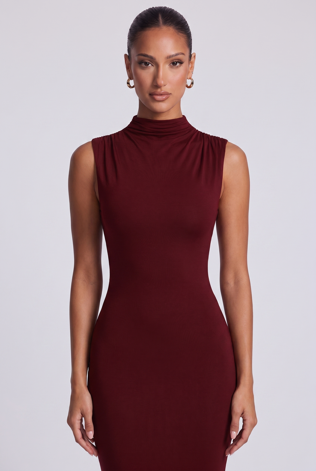 Robe Longue Soline - Rouge Cerise