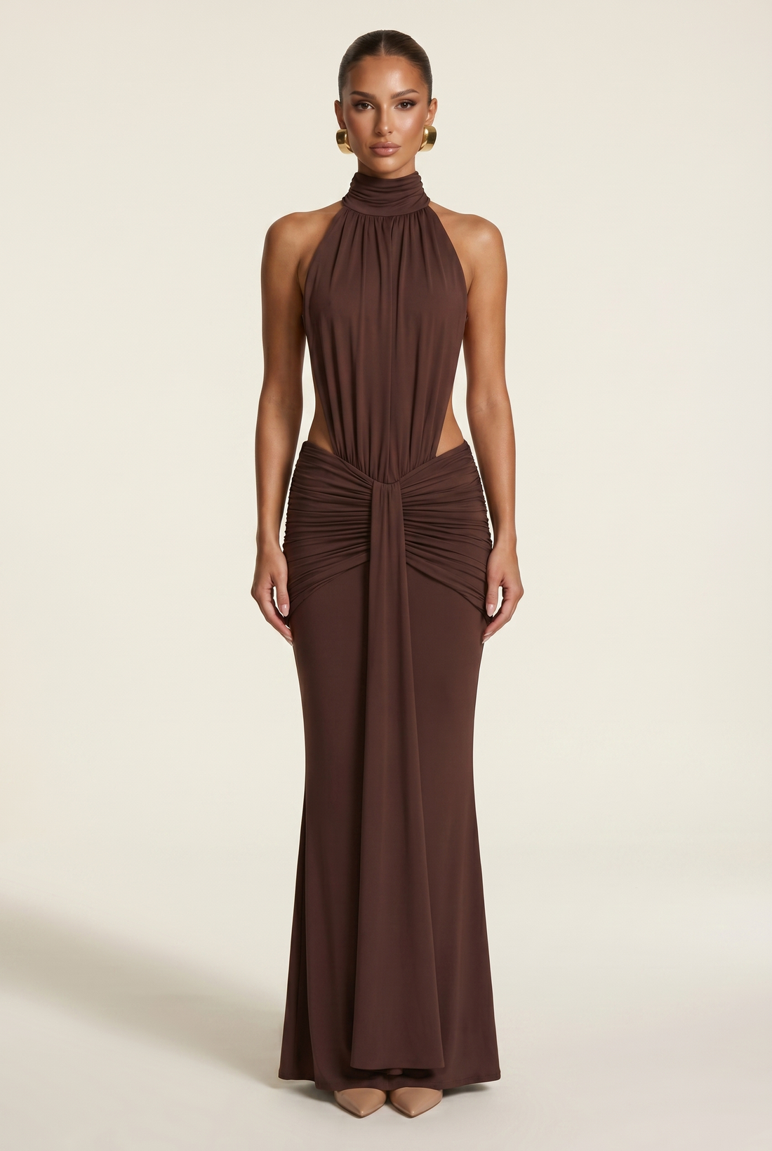 Robe Longue Thekla - Prune