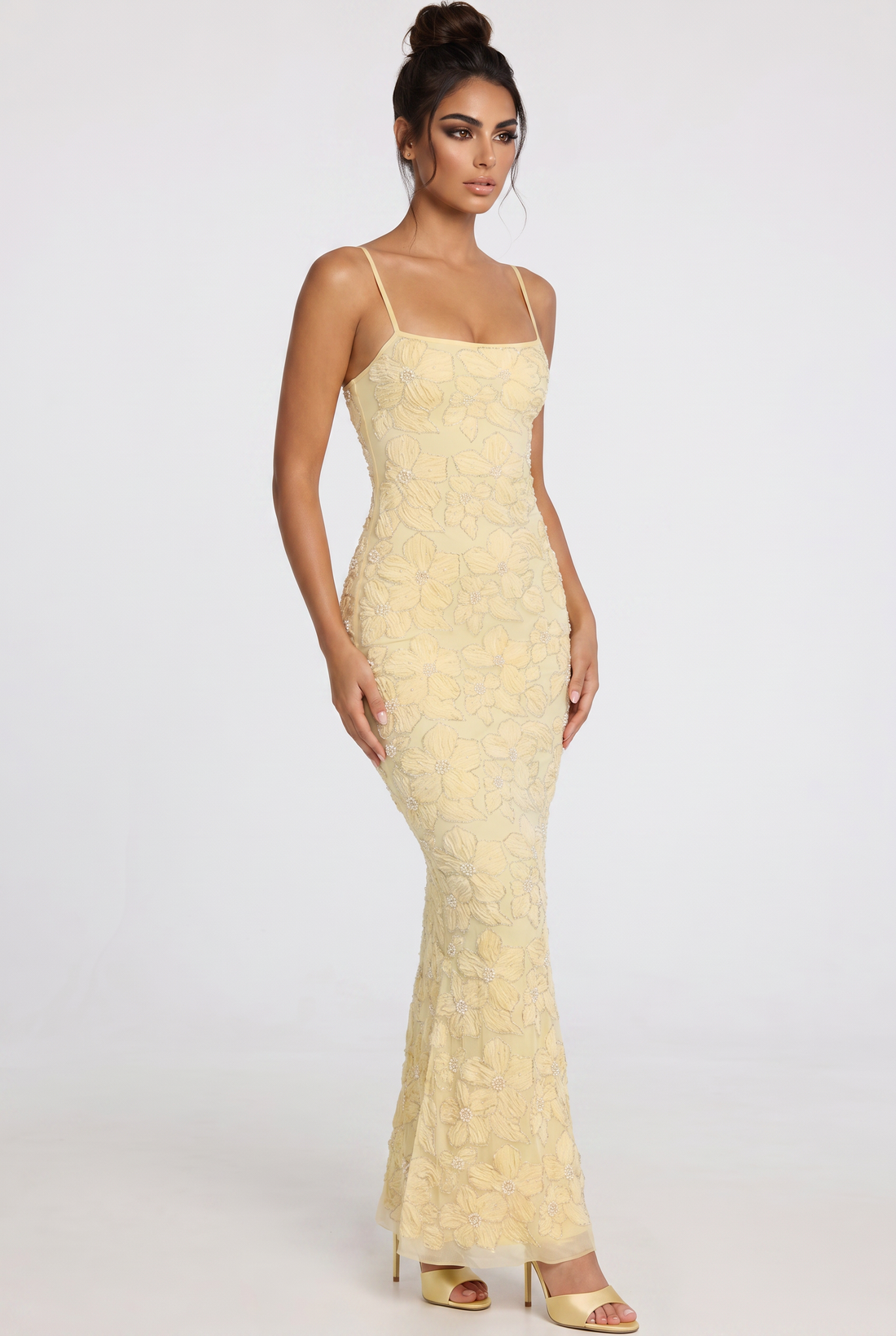 Robe Longue Valora - Jaune Beurre