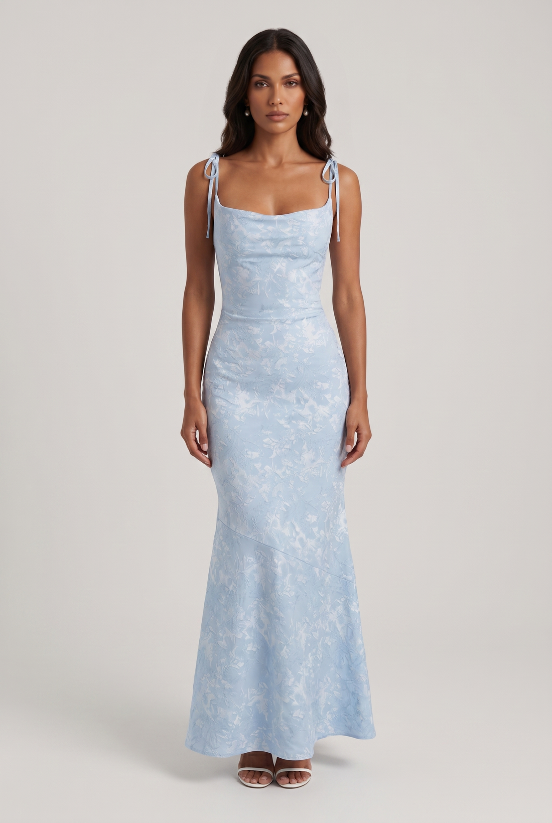 Robe Longue Whitney - Bleu