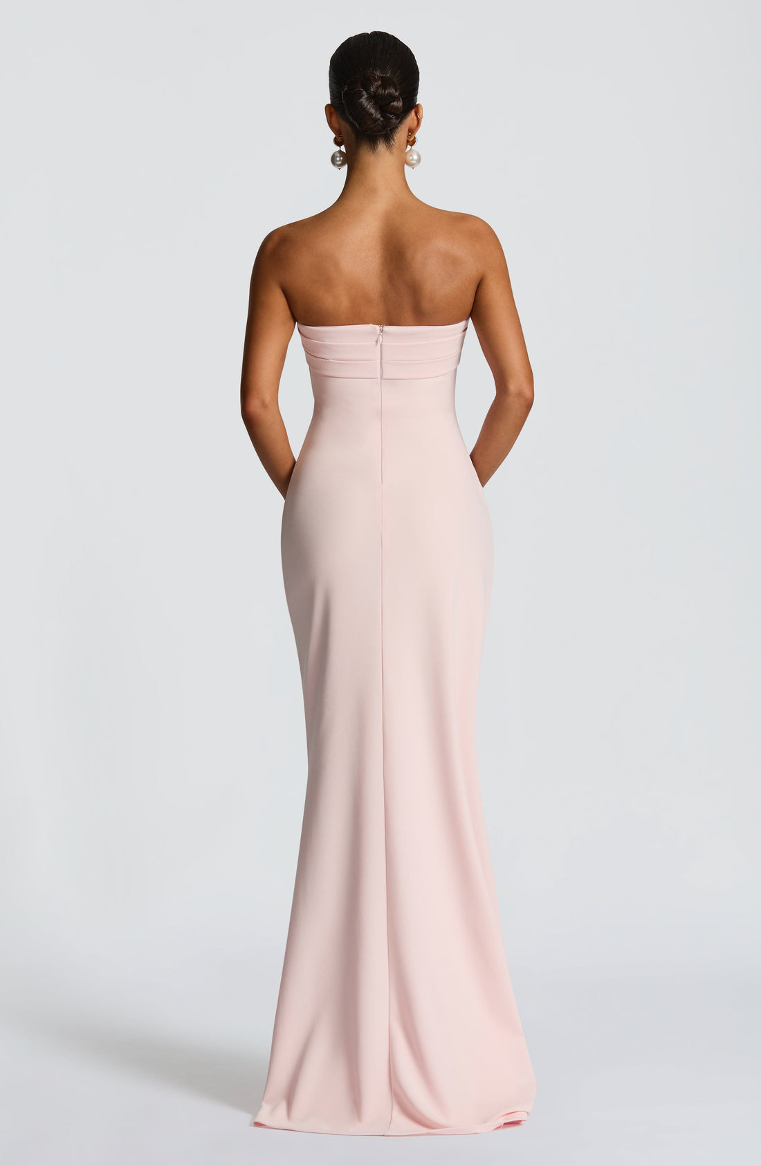 Robe Longue Zafira - Rose Poudré