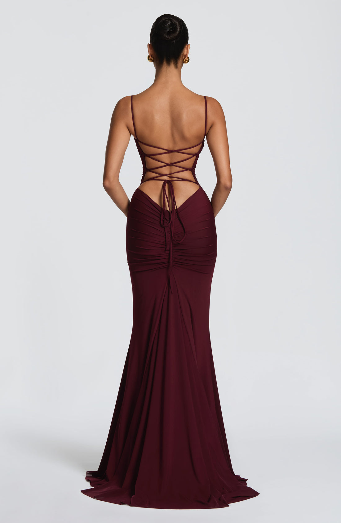 Zaria Maxi Dress - Cherry Lacquer