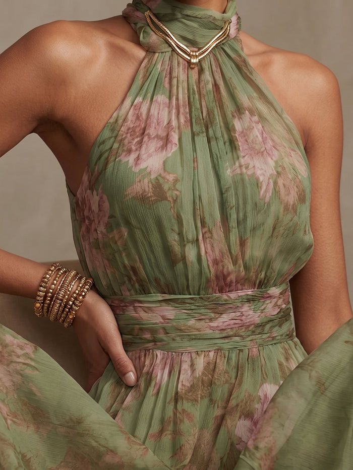 Azalea Maxi Dress - Green