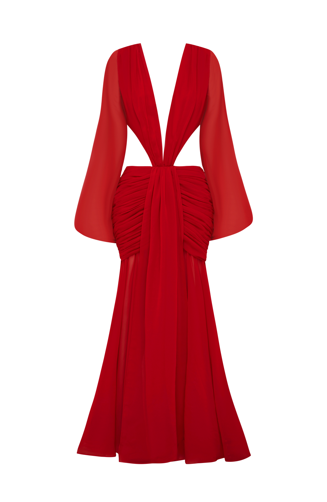Andrina Maxi Dress - Red