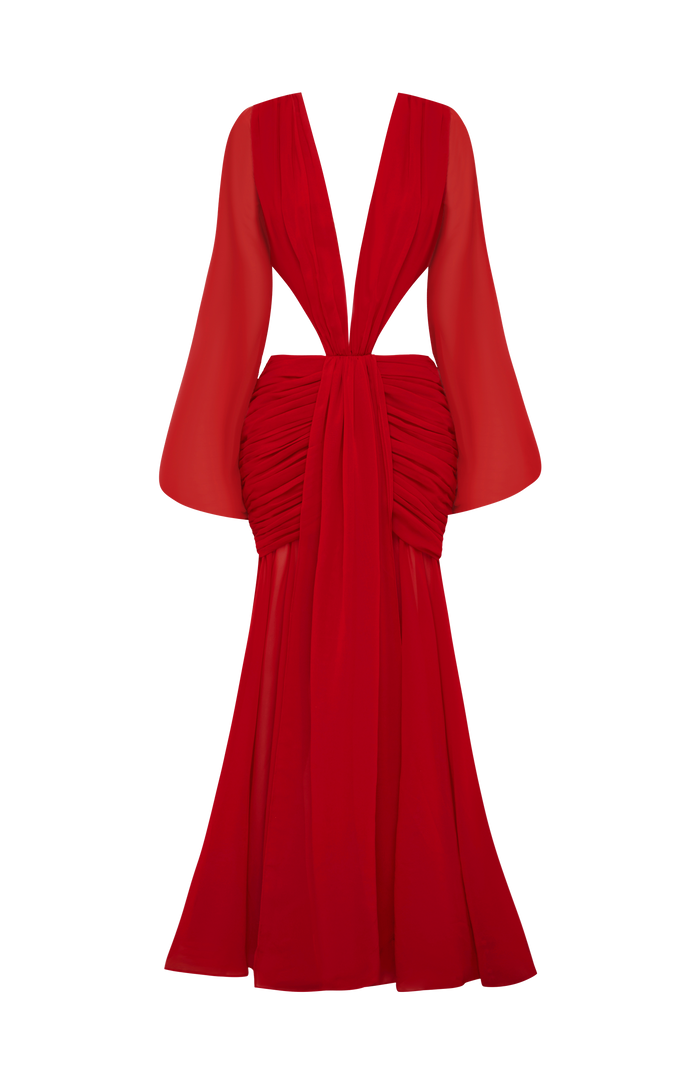 Andrina Maxi Dress - Red