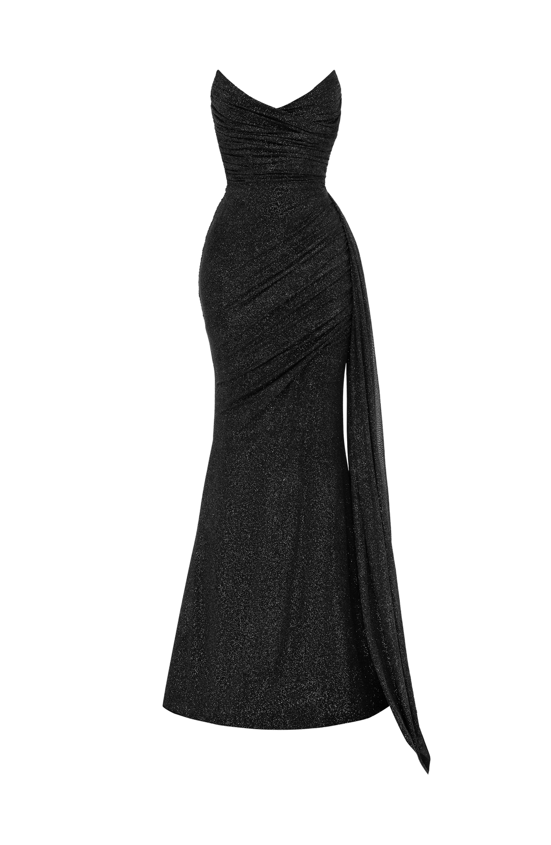 Ashika Maxi Dress - Black Sequin