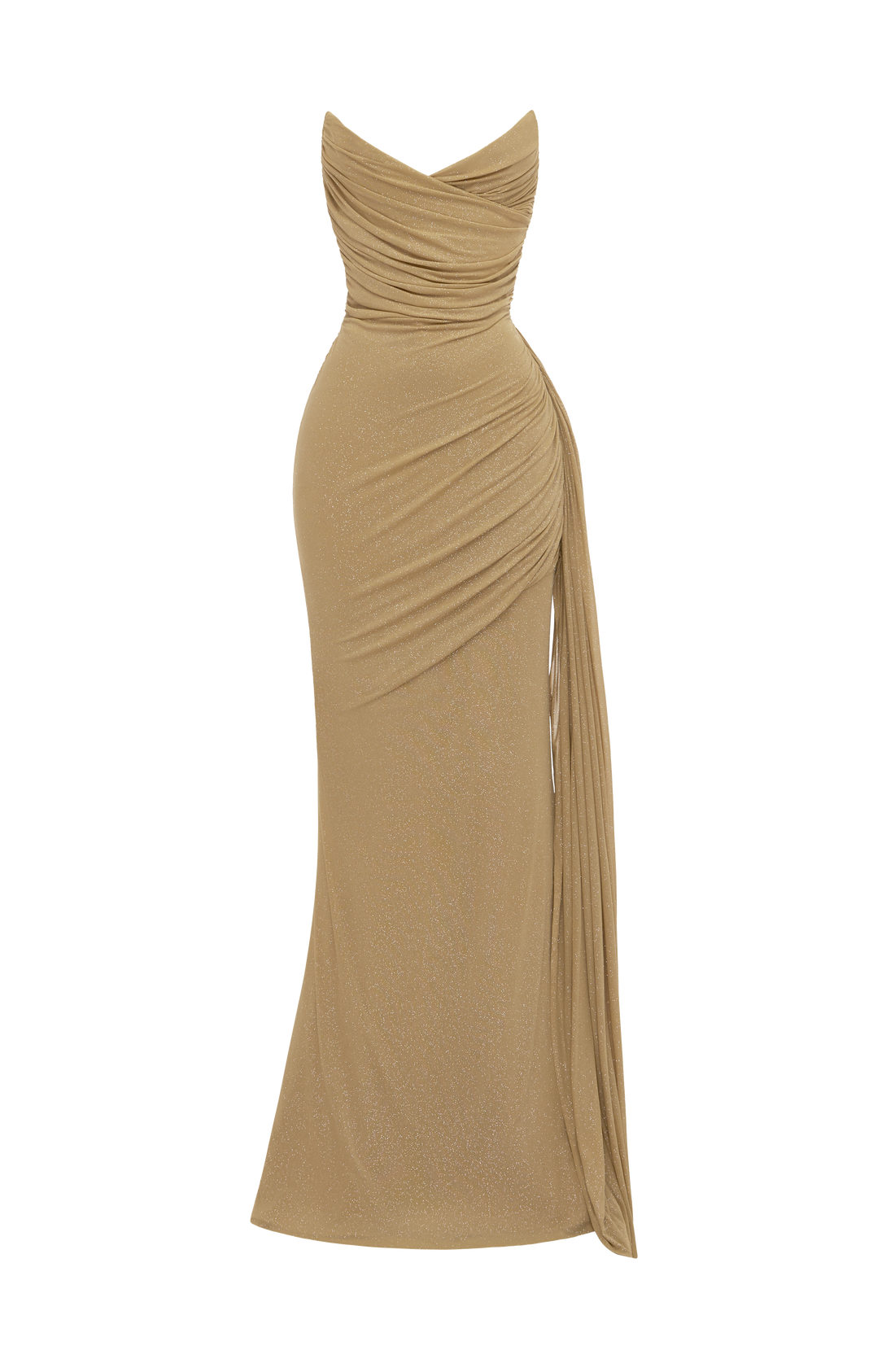 Ashika Maxi Dress - Gold Sequin