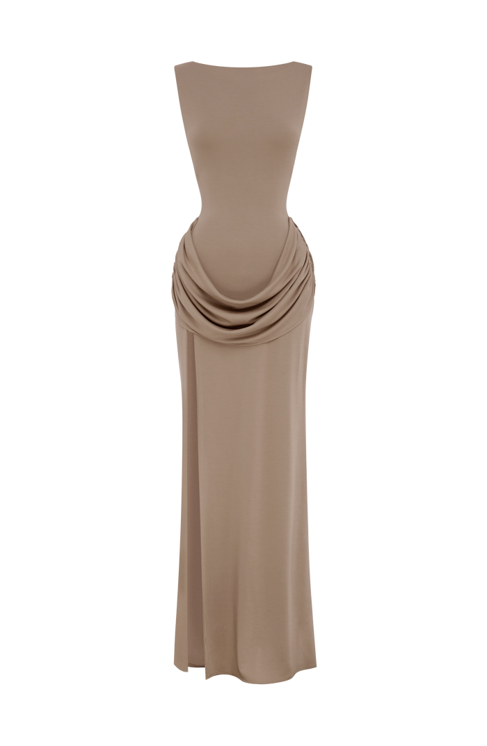 Bruna Maxi Dress - Stone