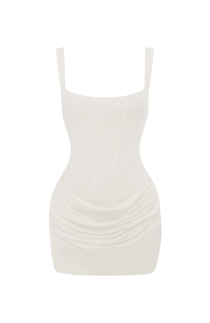 Robe Courte Cornelia - Ivoire