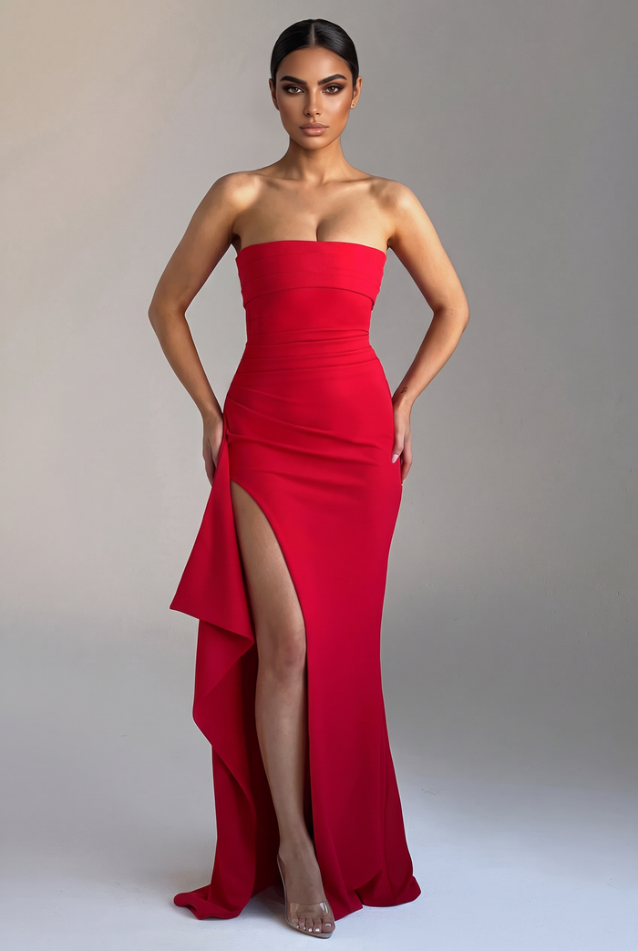 Robe Longue Zafira - Rouge