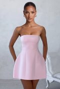 Robe Courte Asha - Rose Poudré