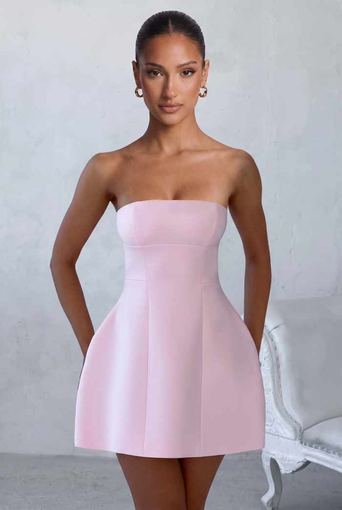 Robe Courte Asha - Rose Poudré