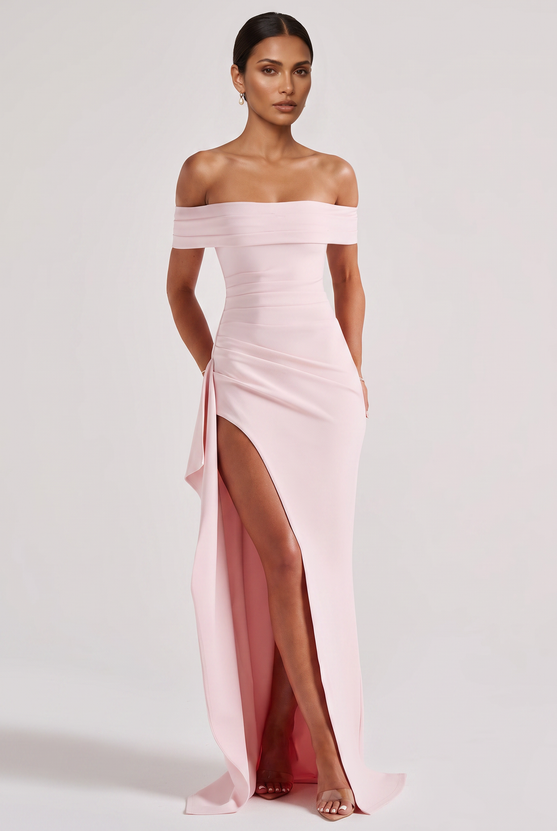 Robe Longue Joyce - Rose Poudré