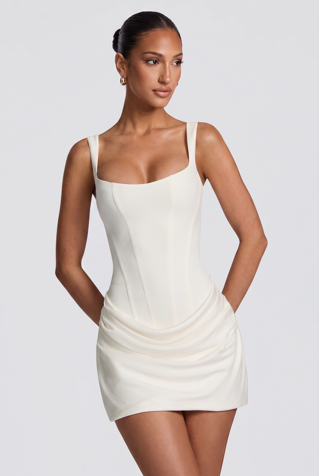 Robe Courte Cornelia - Ivoire