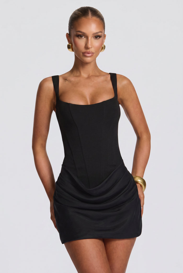 Robe Courte Cornelia - Noir