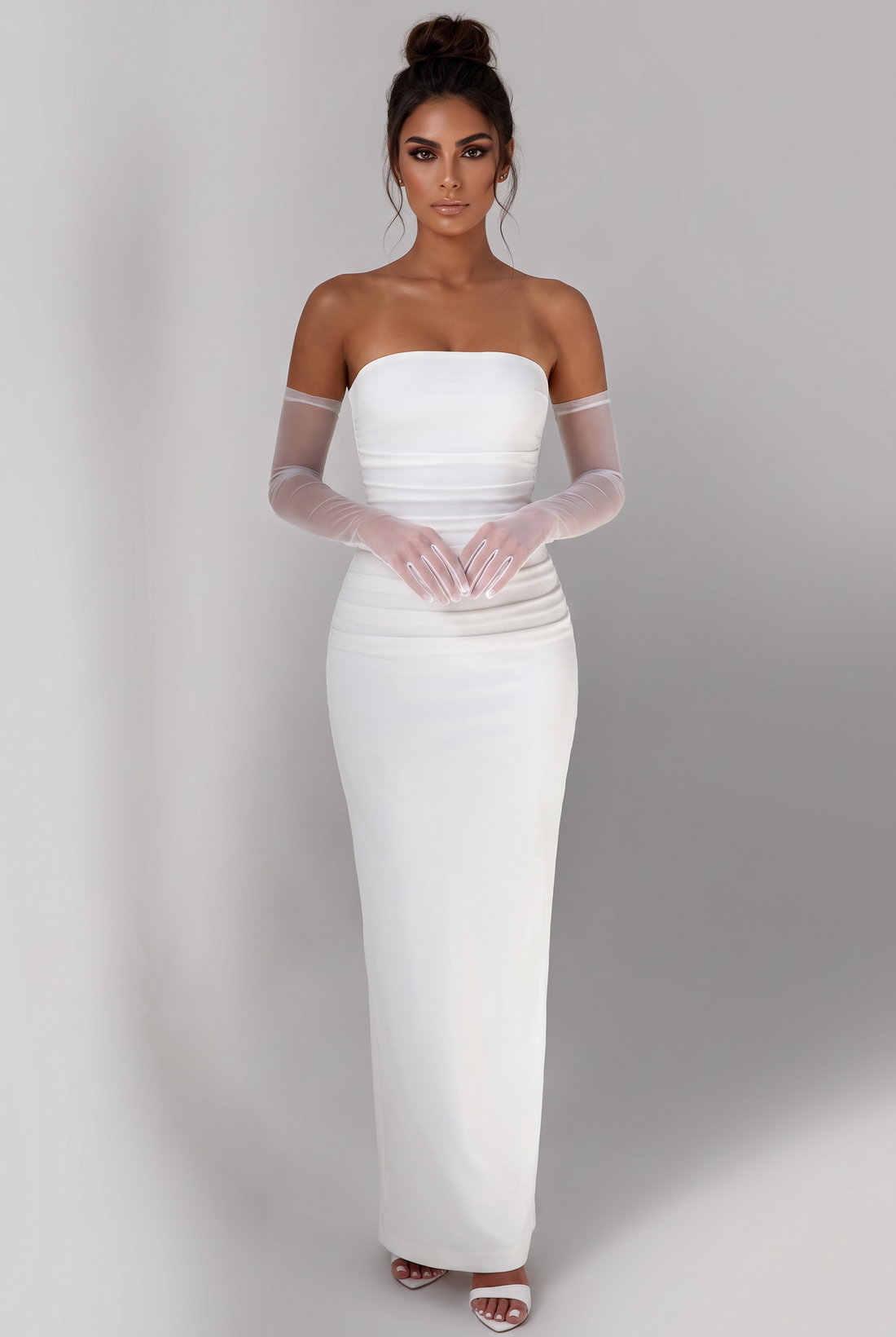 Robe Longue Yulia - Ivoire