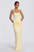 Robe Longue Sharona - Jaune Citron