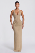 Robe Longue Neeka - Beige