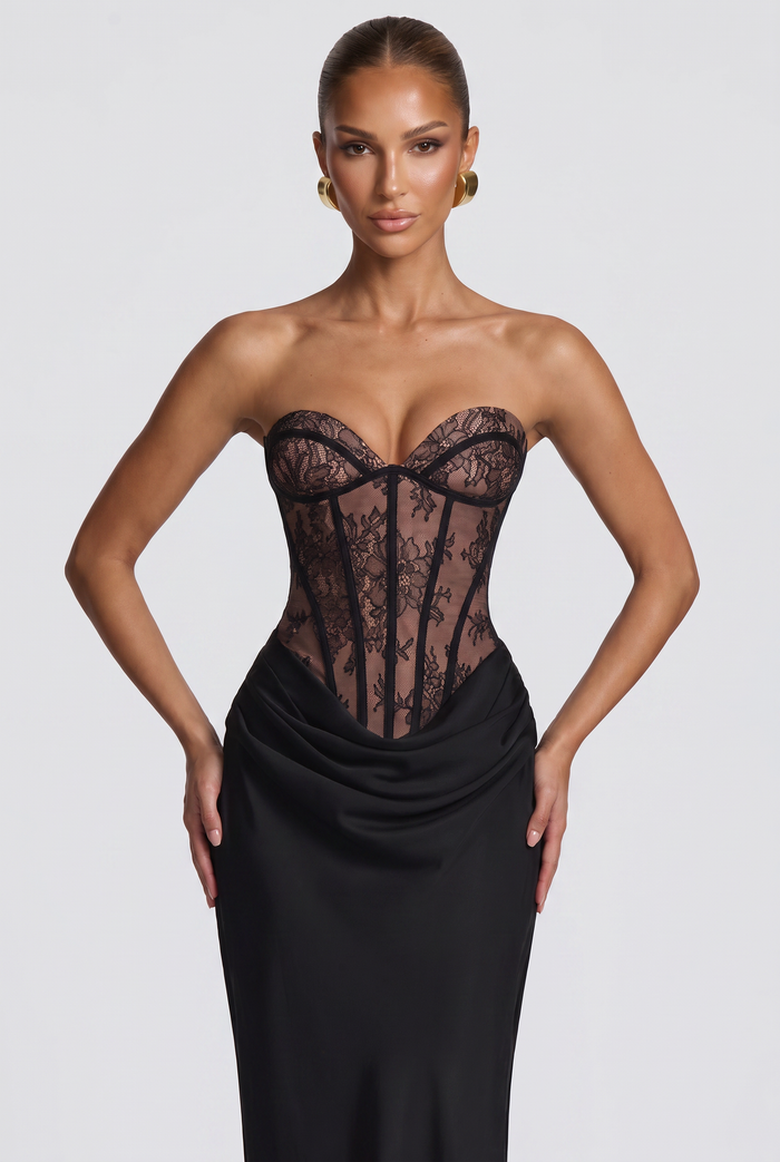 Robe Longue Kathleen - Noir