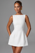 Robe Courte Alana - Ivoire