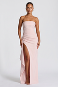 Robe Longue Zafira - Rose Poudré